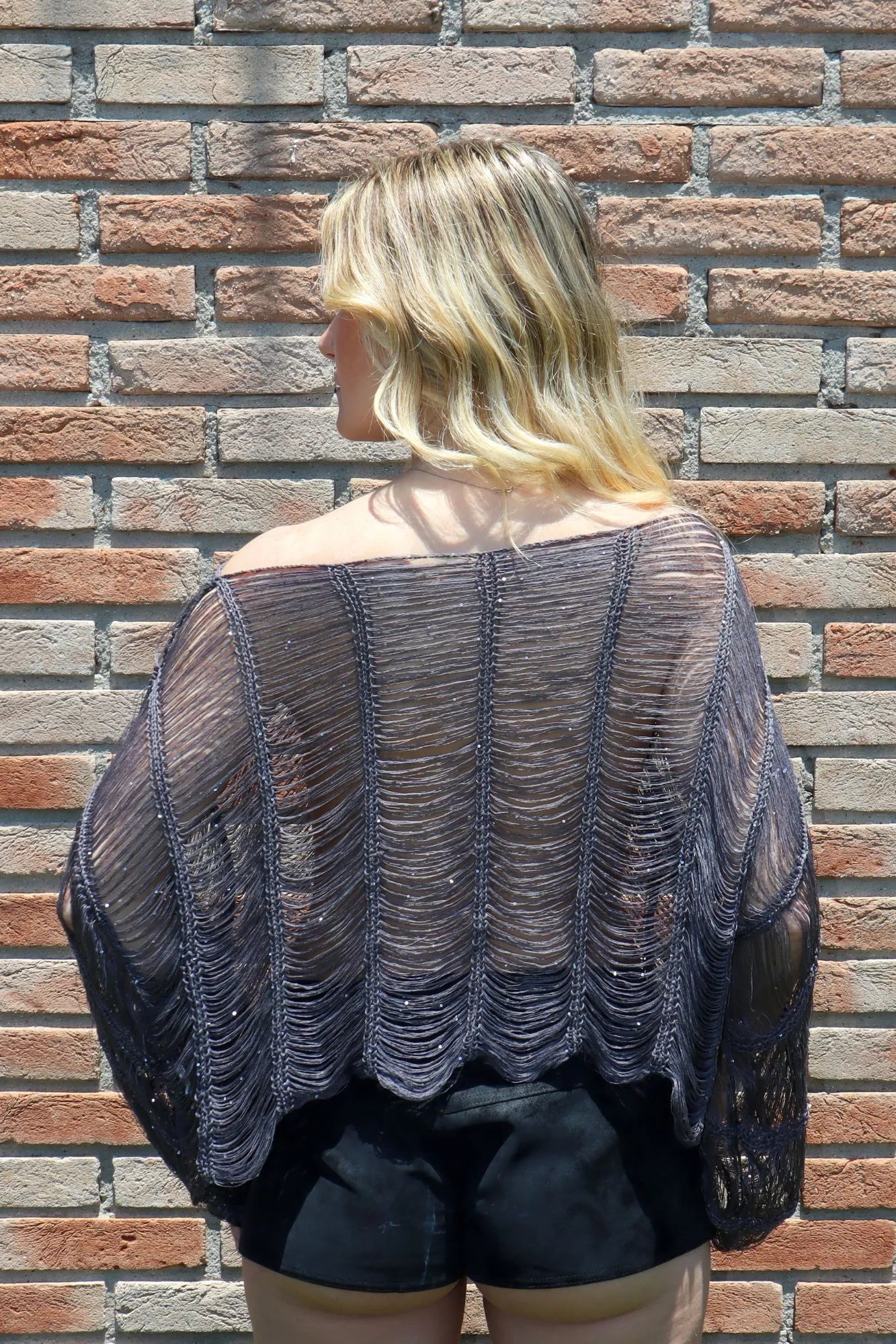 Blusa Itacaré The Notte Cinza com Brilho e Manga Longa Verão 2026